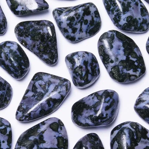 Gabbro Chakra racine - MULADHARA - Chakra du troisième oeil - AJNA - Bouffées de chaleur, système immunitaire, hématomes, entorse, anti-fièvre, humeur, expression