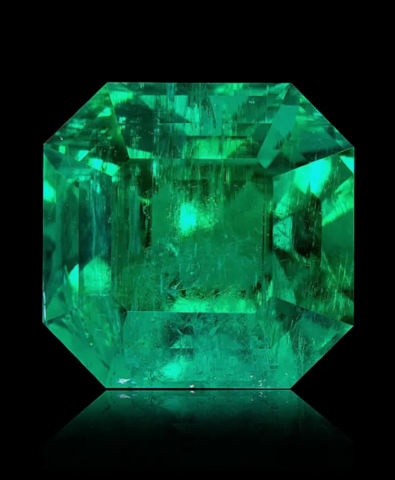 Emeraude de Panjshir taillée de 2,9 ct