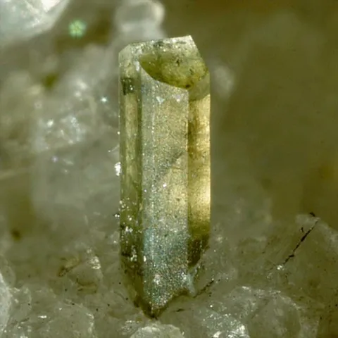 Gadolinite de Rastellina Quarry, Piémont, Italie © Enrico Bonacina