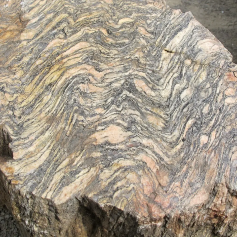 Gneiss plissé