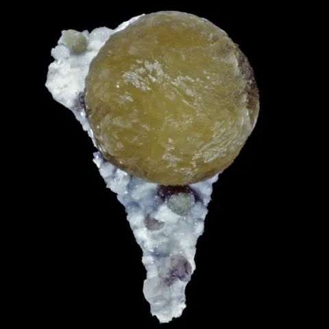 Gyrolite de Malad Quarry, Maharashtra, Inde © Rock Currier