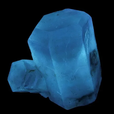 Hanksite fluorescente de Searles Lake, San Bernardino, Californie, USA © Chris Clemens
