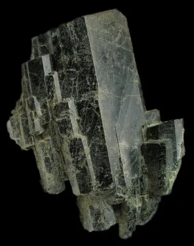 Hédenbergite de Cantley, Les Collines-de-l'Outaouais RCM, Outaouais, Québec, Canada © Gerard van der Veldt