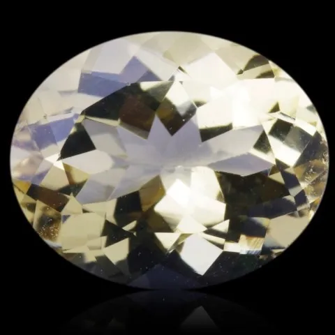 Héliodore facetté de 3,12 ct du Brésil