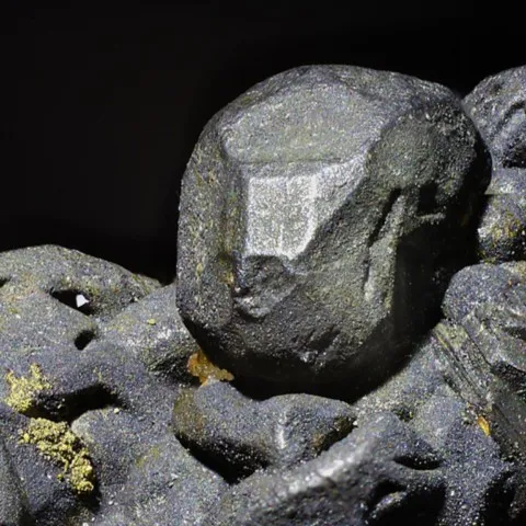 Hessite et or natif de Botesti, Zlatna, Roumanie © Vandall Thomas King