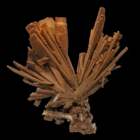 Hémimorphite pseudomorphosée en hopéite de Kabwe Mine, Zambie © Rob Lavinsky