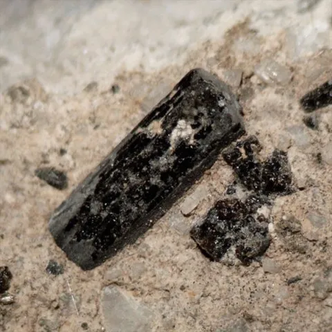 Ferro-hornblende de Carboneras, Almería, Espagne © Martins da Pedra