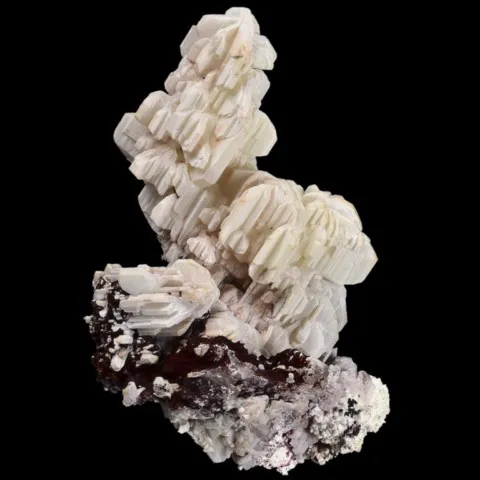 Cérusite pseudomorphosée en hydrocérusite de Tsumeb, Namibie © Bruce Cairncross