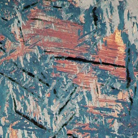 Exsolution d'idaïte (rouge) dans chalcopyrite de Undu mine, Nukundamu, Vanua Levu, Fiji © Günter Grundmann