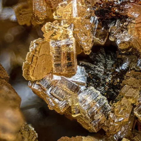 Jahnsite de Sapucaia mine, Minas Gerais, France © Gianfranco Ciccolini