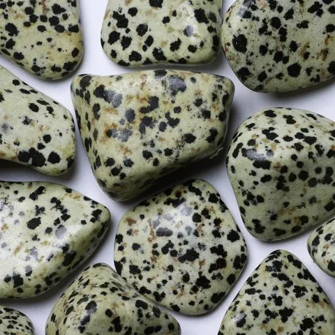 Jaspe dalmatien Chakra racine - MULADHARA - Circulation sanguine, hormones, peau, sexe, réactivité, protection, courage, honnêteté, réflexion, calme