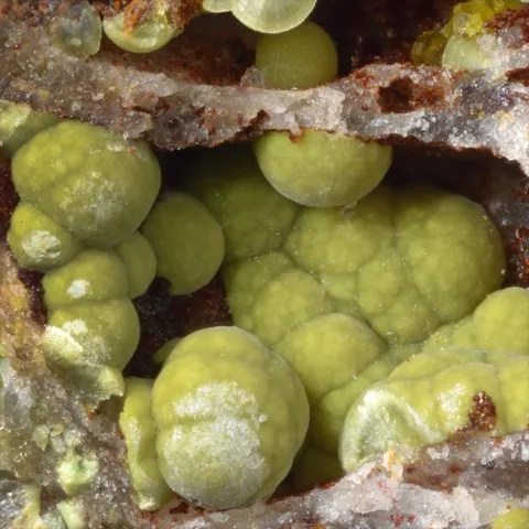 Kidwellite d'Echassières, Allier, France © Pascal Chollet