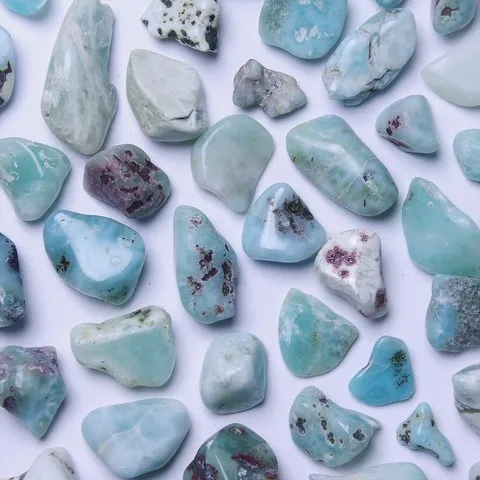 Larimar Chakra de la gorge - VISHUDDHA - Calme, maux de tête, anti-douleur, accouchement, peur, culpabilité, méditation, créativité