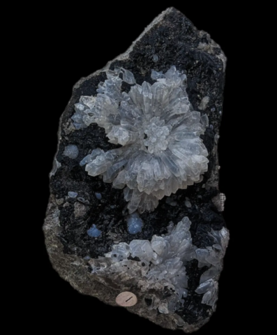 Lussatite de la mine du Champs des Poix, Pont-du-Château, France