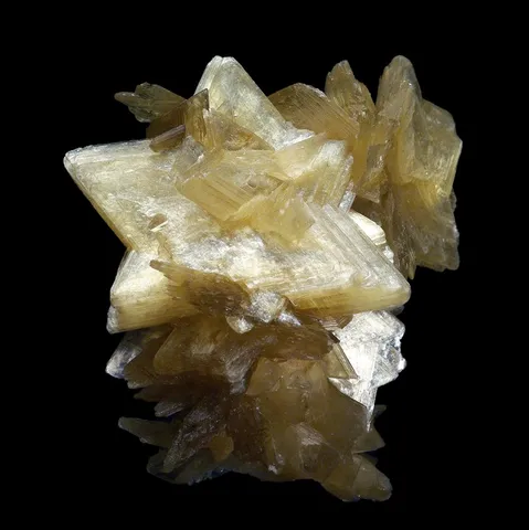 Muscovite étoilée de Genipupo, Itinga, Brésil