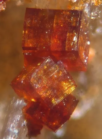 Pharmacosidérite de Vaulry, Haute-Vienne, France © Patrice Queneau