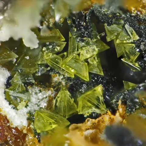Pharmacosidérite de Broken Hill, Australie © John Haupt