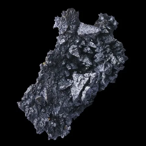 Argentite pseudomorphosé en acanthite de Imiter mine, Tinghir Cercle, Drâa-Tafilalet, Maroc