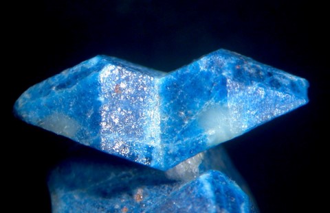 Twinning Lazulite from Grave Mountains, USA