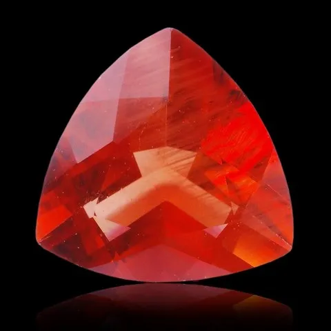 Andésine facettée de 0,82 ct du Congo