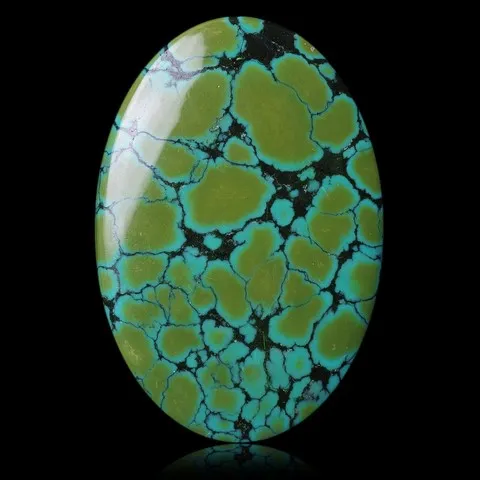 Cabochon de turquoise Chine