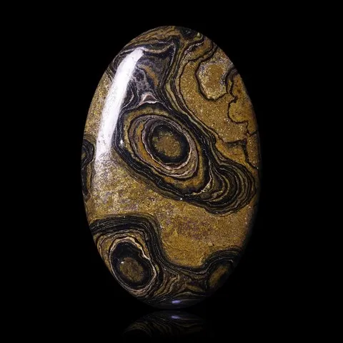 Stromatolite en cabochon du Pérou