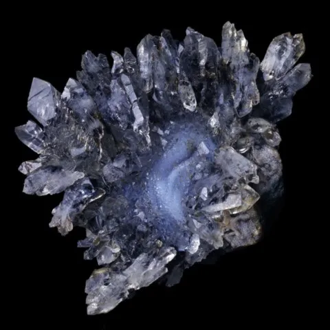 Fleur de quartz de Pont-du-Château, Puy-de-Dôme, France