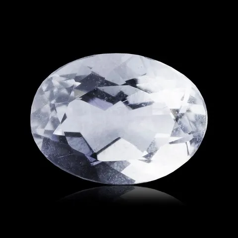 Oligoclase facetté de 1,29 ct du Brésil