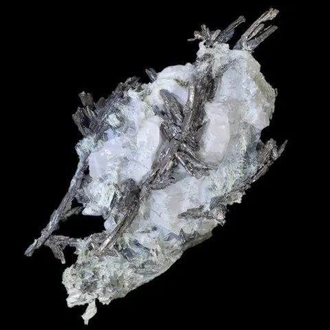 Dyscrasite de Bouismas Mine, Bou Azzer, Maroc © Louis Verschuren