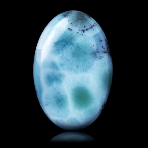 cabochon en larimar de République Dominicaine