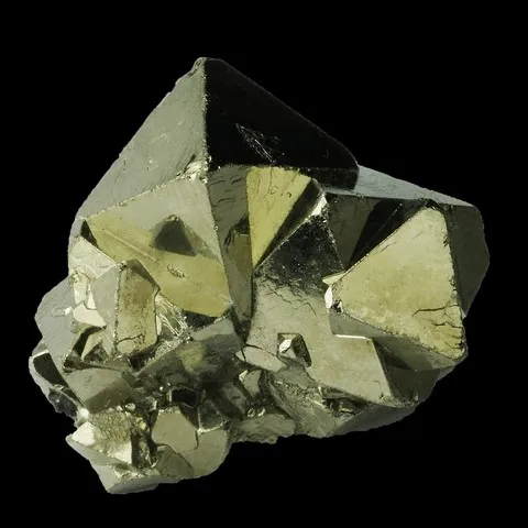 Pyrite octaèdrique de Huanzala Mine, Pérou