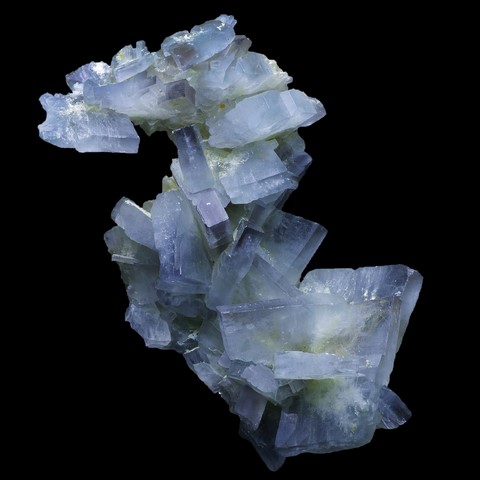 Baryte bleue de Langeac, Haute-Loire, France