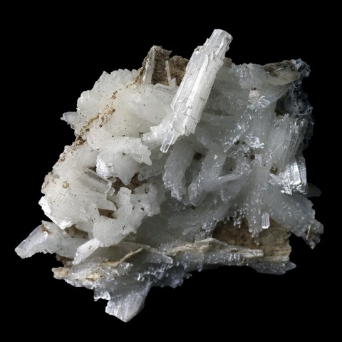 Pectolite de Jeffrey Mine, Canada