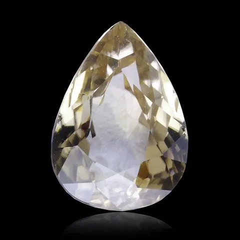 zircon jaune taillé