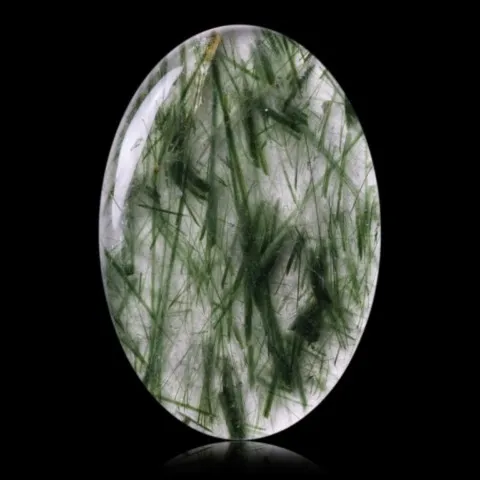 Quartz à actinote