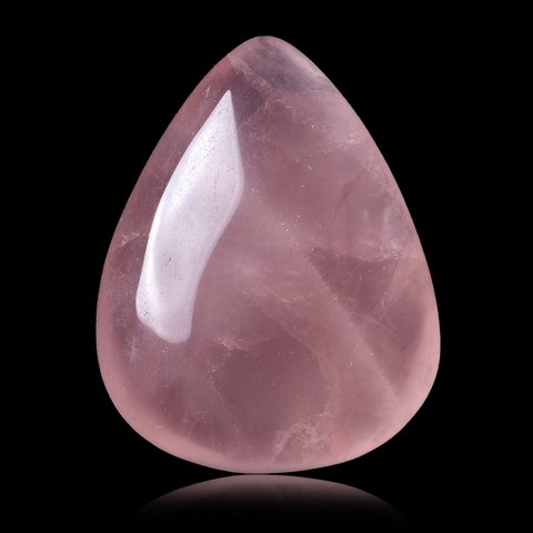 Cabochon de quartz rose