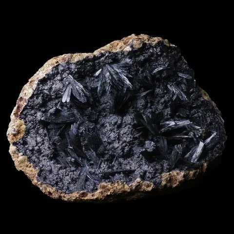 Vivianite de la Mine de Kerch, Péninsule de Crimée, Ukraine