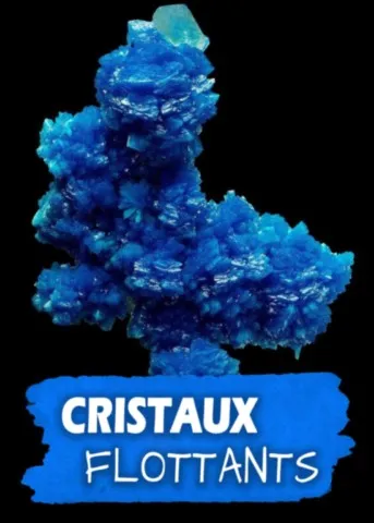 Minéraux et cristaux flottants