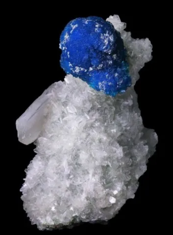 Cavansite et stilbite de Poona, Maharashtra, Inde