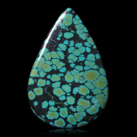 Cabochon de turquoise Chine