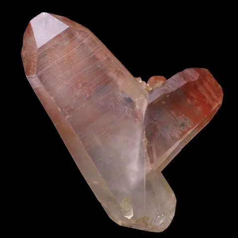 Quartz en macle du Japon de Madagascar