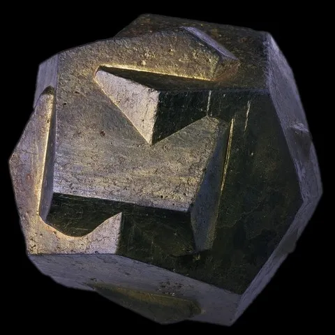 Pyrite maclée en croix de fer de Colombie