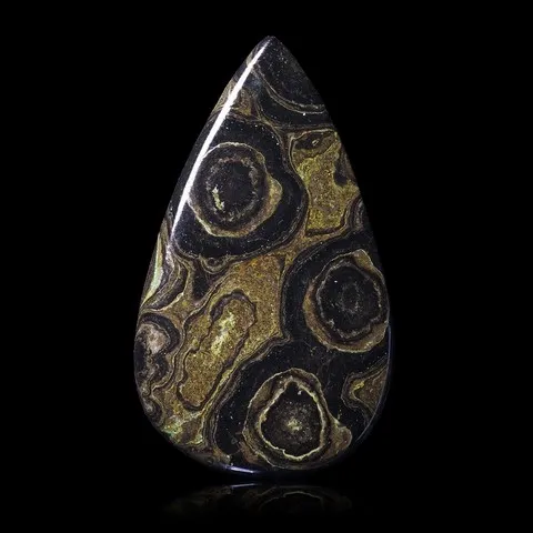 Stromatolite en cabochon du Pérou