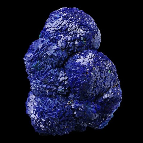 Azurite en boules de Chessy, Rhône, France