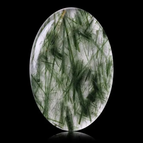Actinote dans quartz d'Afrique