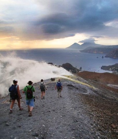 Fumerolles du Vulcano (Italie)