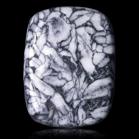 Cabochon pierre chrysanthème