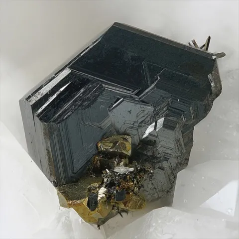 Polybasite de Clara Mine, Allemagne © Stephan Wolfsried