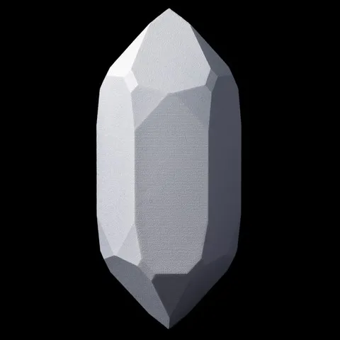 Modèle cristallin quartz macle du Brésil