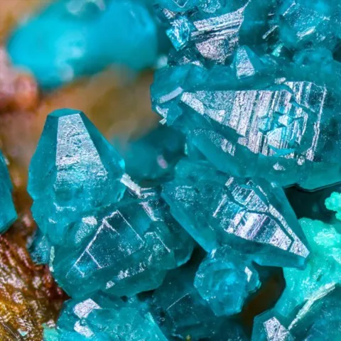 Spangolite de Mex-Tex Mine, Bingham, Nouveau-Mexique, USA © Henk Smeets